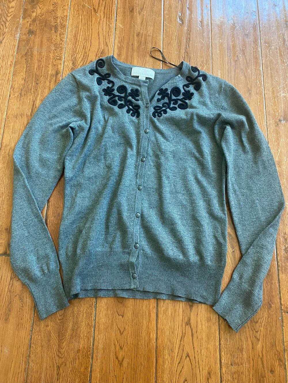 NWOT Carolyn Taylor Petite Cardigan Button Down Sweater